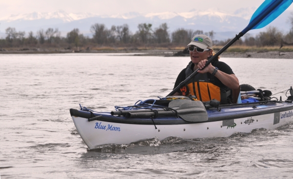 Janet Moreland Missouri River Paddling