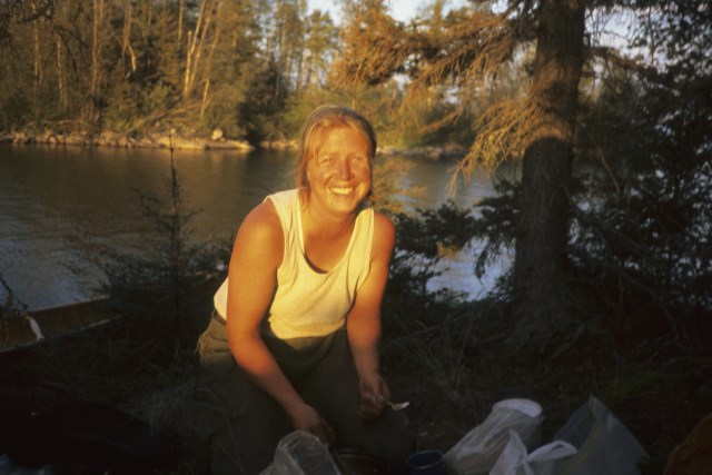 Julie Buckles Paddling to Winter