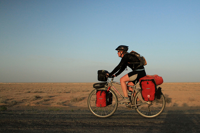 Kate Harris cycling silk road