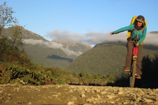 Unicycling Patagonia